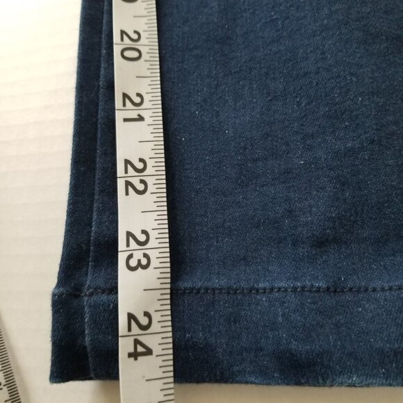 NYDJ Marilyn Straight Size 14 Jeans Button Fly Denim Patch Pocket Sailor Capsule - Picture 8 of 12